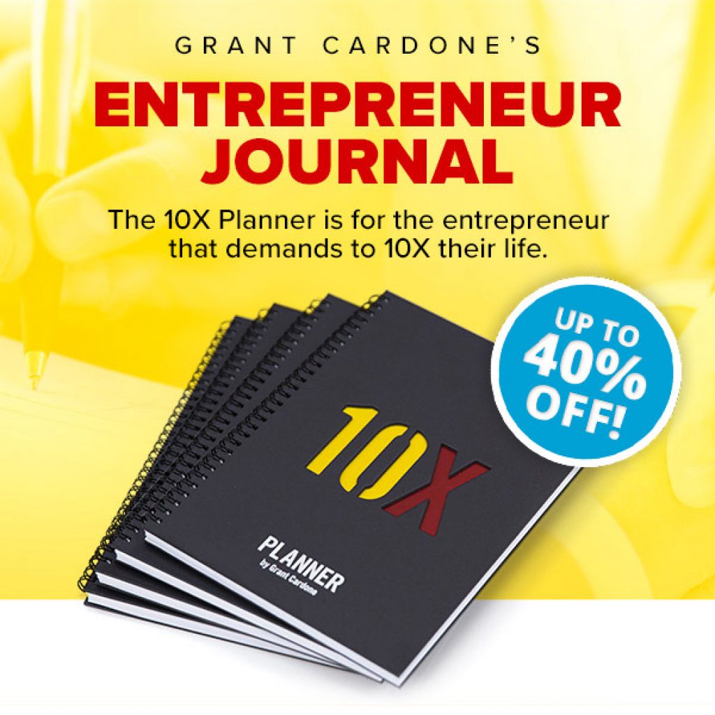 10x Planner Grant Cardone 10x Your Business And Life